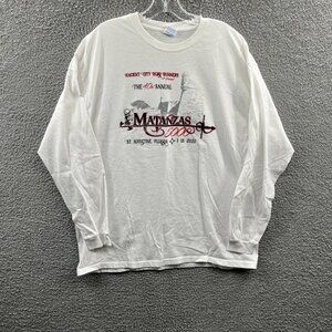 Ancient‎ City Road Runners Mens Shirt Extra Large White 100% Cotton Pullover